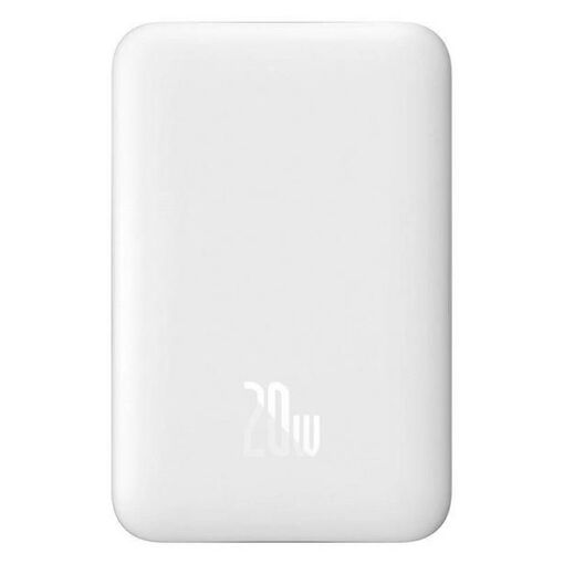 Batería portátil inalámbrica Baseus Magnetic Mini 10000 mAh blanca