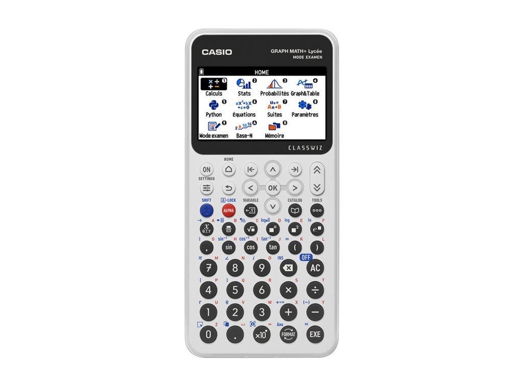 Casio Graph Math+ - Graphing Calculator - USB - Battery