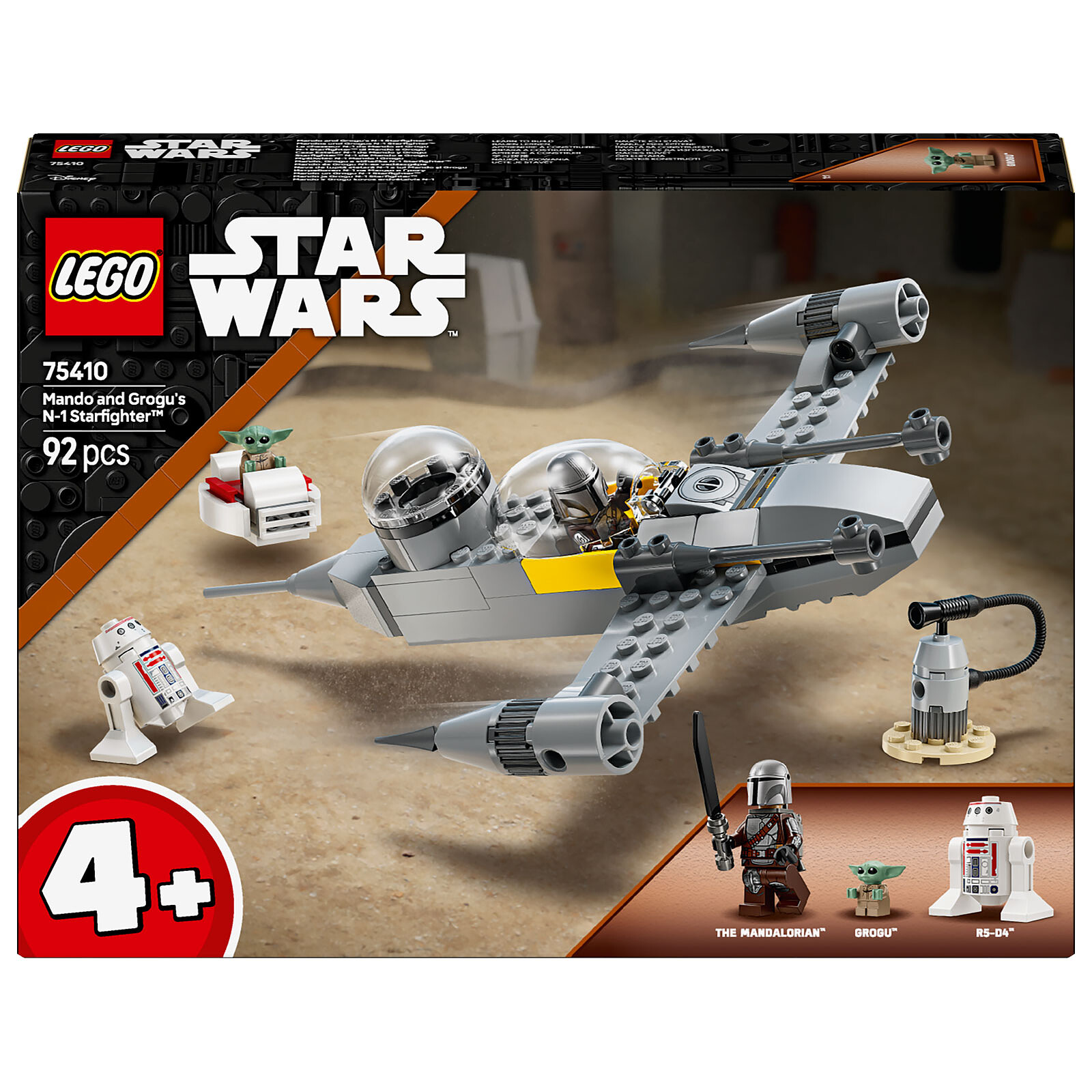  LEGO Star Wars 75410 Mando and Grogu's N-1 Fighter 