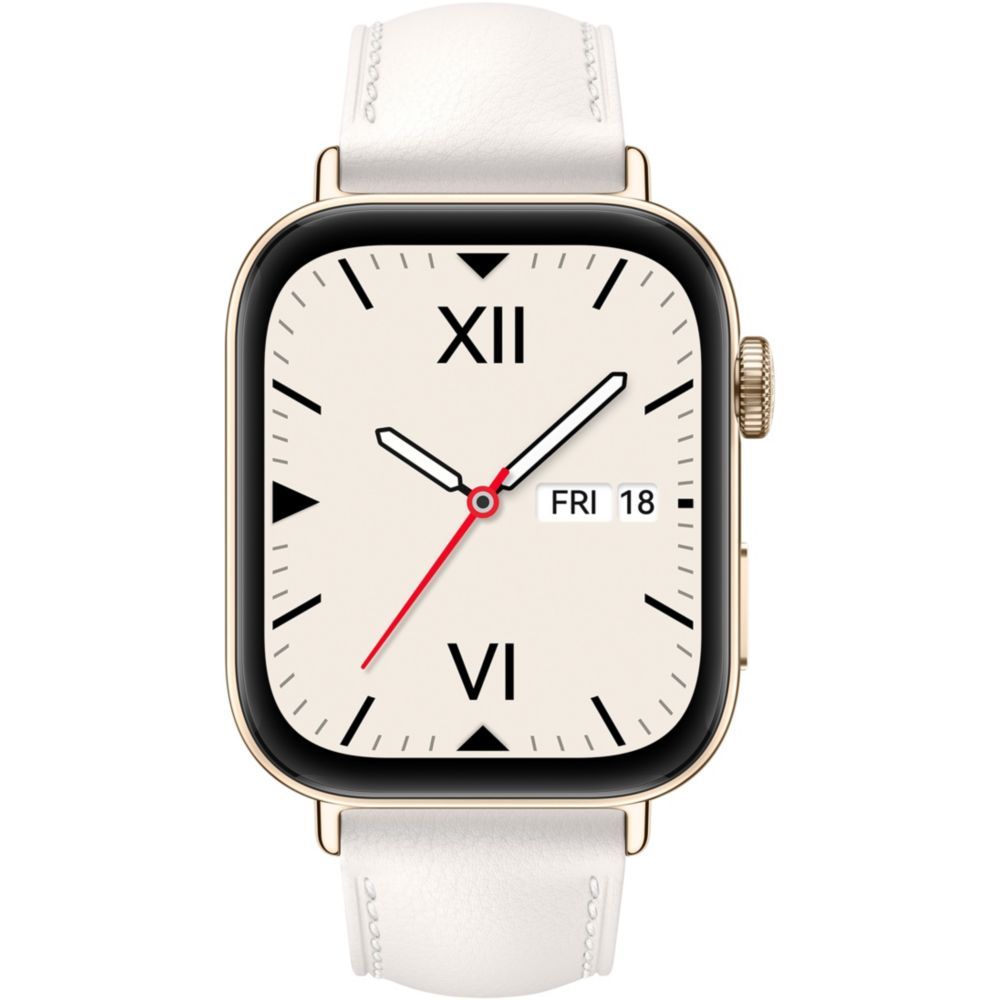 Huawei Watch Fit 3, 43mm, Bande en Cuir Blanc