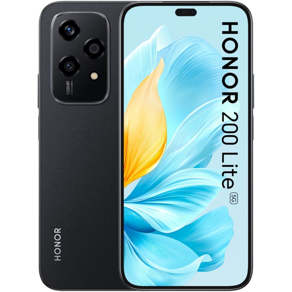 Honor 200 Lite 5G 256GB Midnight Black