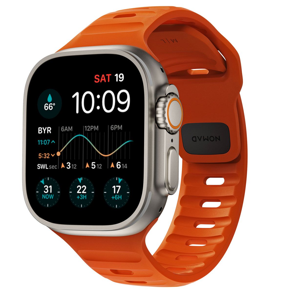 Nomad Sport Bracelet for Watch - Series 1-9 / SE / Ultra (2) 42/44/45/49mm Orange
