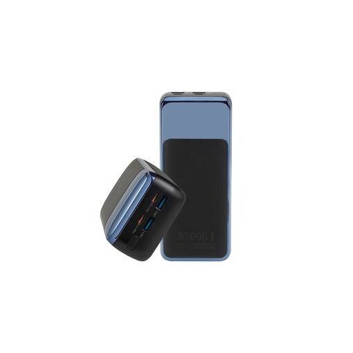 Batería externa Rivacase 30000 mAh 2 Type-C 2 USB-A