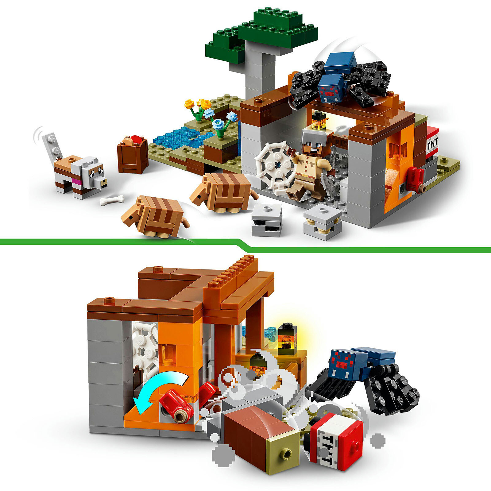 LEGO Minecraft 21269 - Expédition minière Armadillo