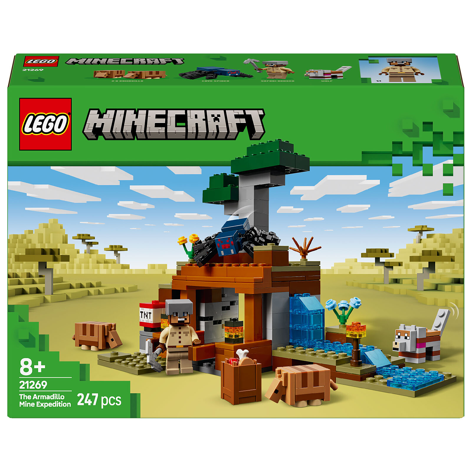 LEGO Minecraft 21269 - Expédition minière Armadillo