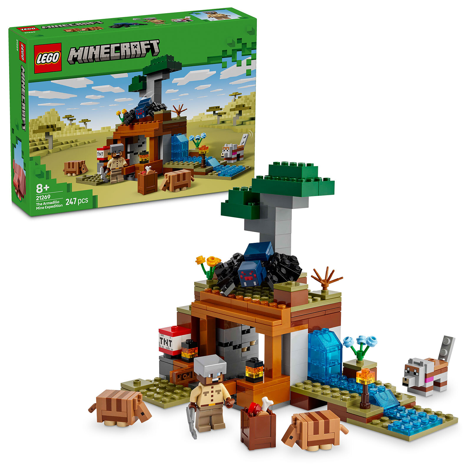 LEGO Minecraft 21269 - Expédition minière Armadillo