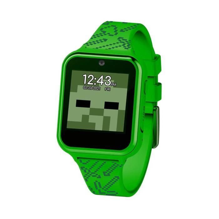AUTREMENT Minecraft Kids Interactive Smart Watch, Green