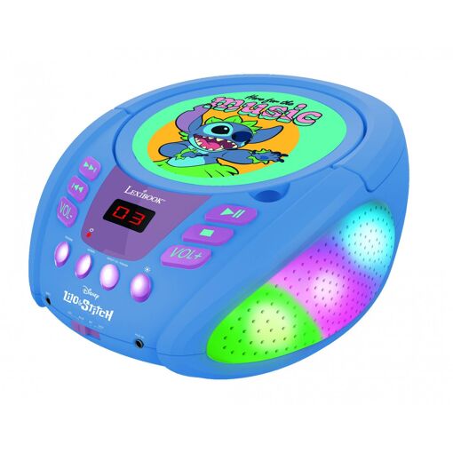 Reproductor de CD Bluetooth Lexibook con Luces (RCD109D)