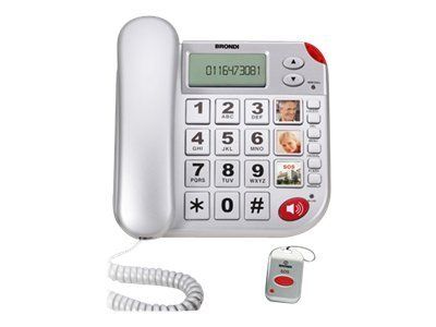 Brondi SUPER BRAVO PLUS - Corded Phone with Caller ID