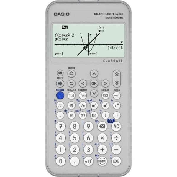 Graphical Calculator - Casio - High School - Graph Light - White