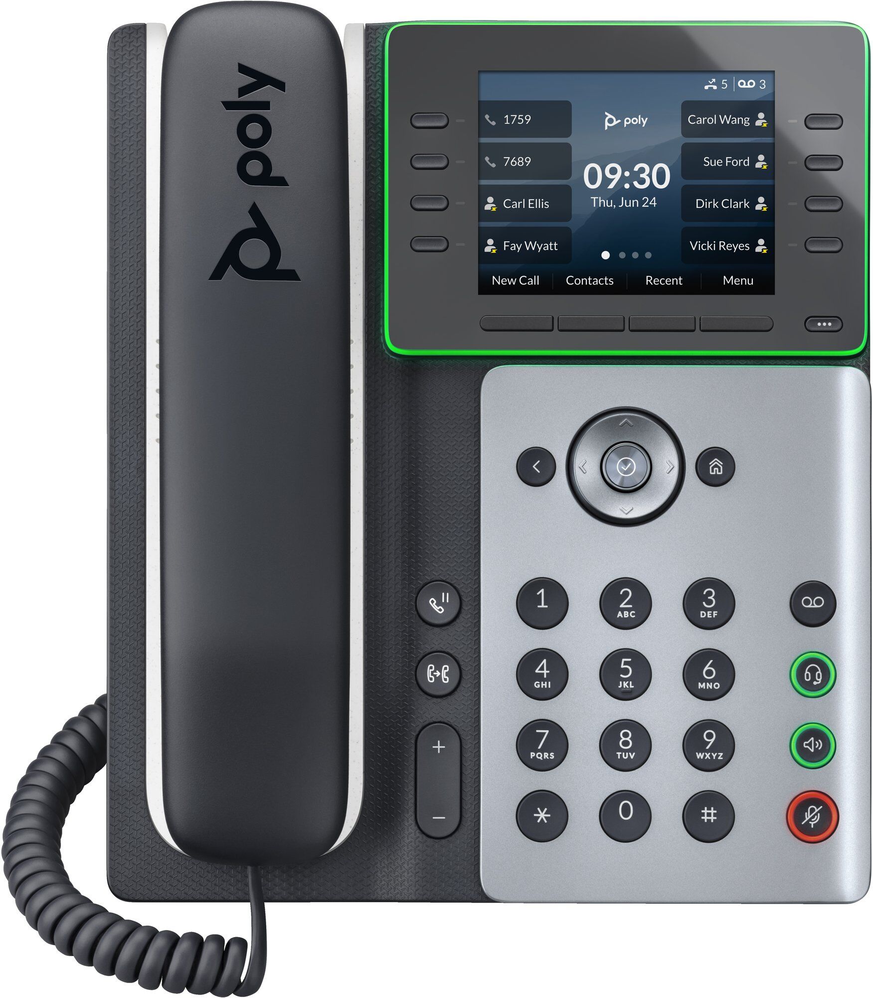 Téléphone IP HP Poly Edge E320 compatible PoE
