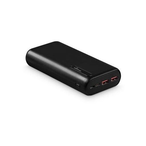 MediaRange Li-Ion Power Bank MR756 - 20,000 mAh, Black
