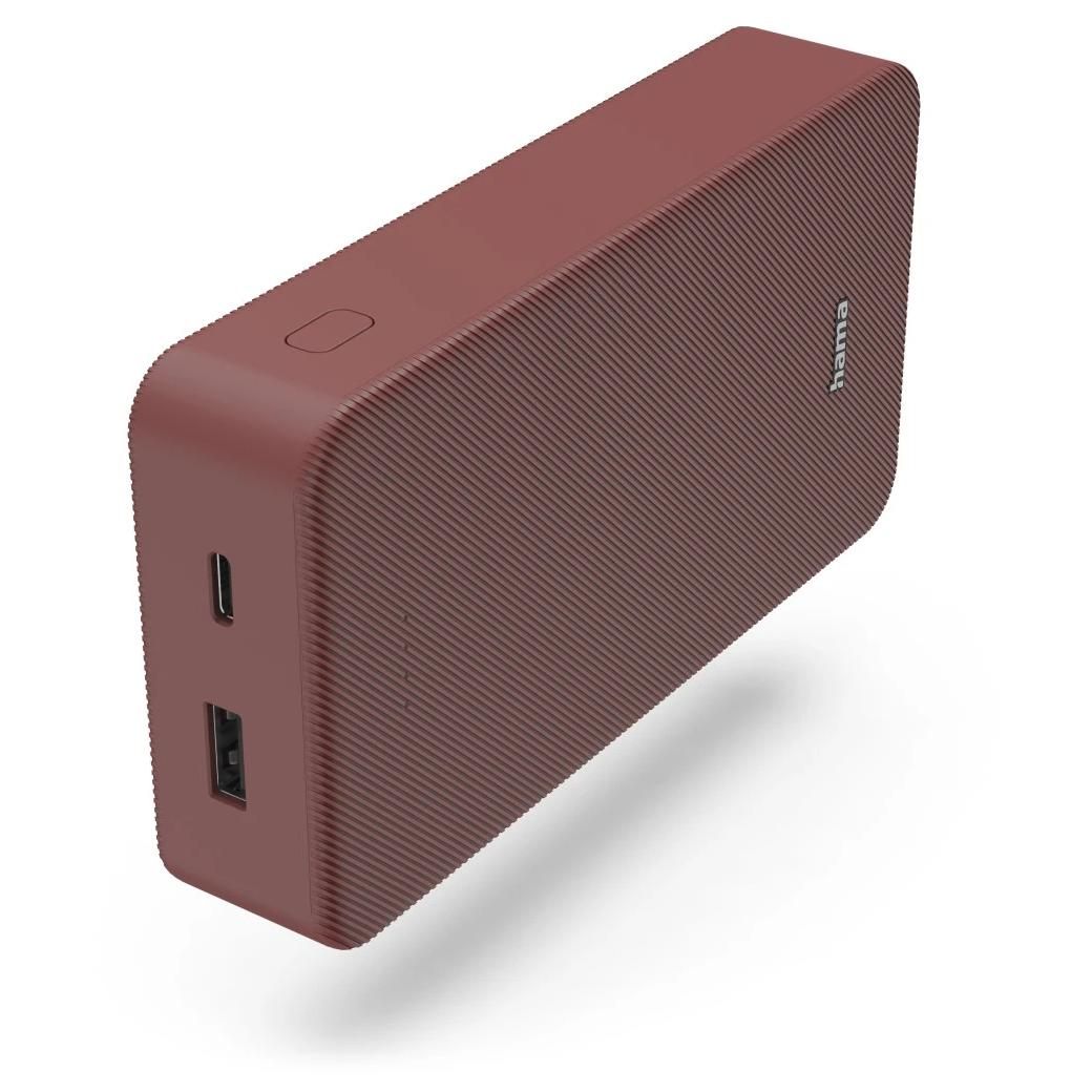 Hama Lithium-Polymer (LiPo) Power Bank 20000 mAh Red