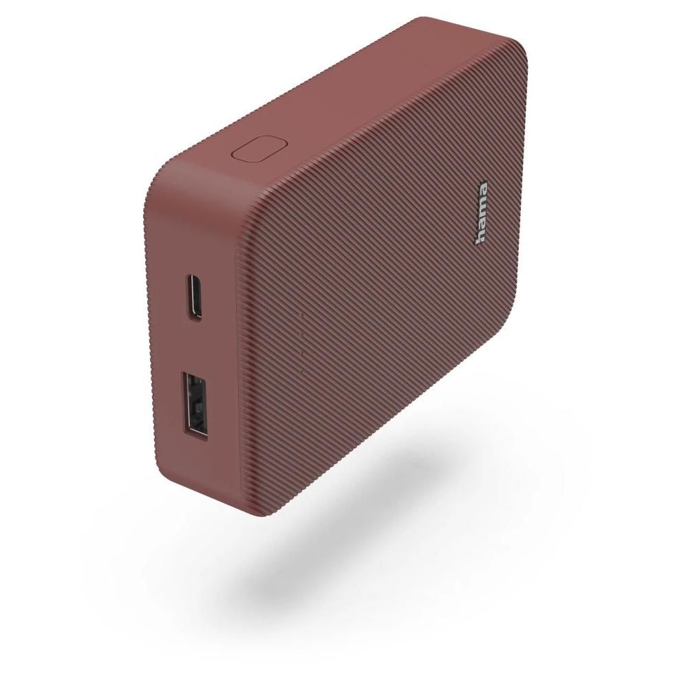 Hama Lithium Polymer (Lipo) Power Bank 10000mAh Red