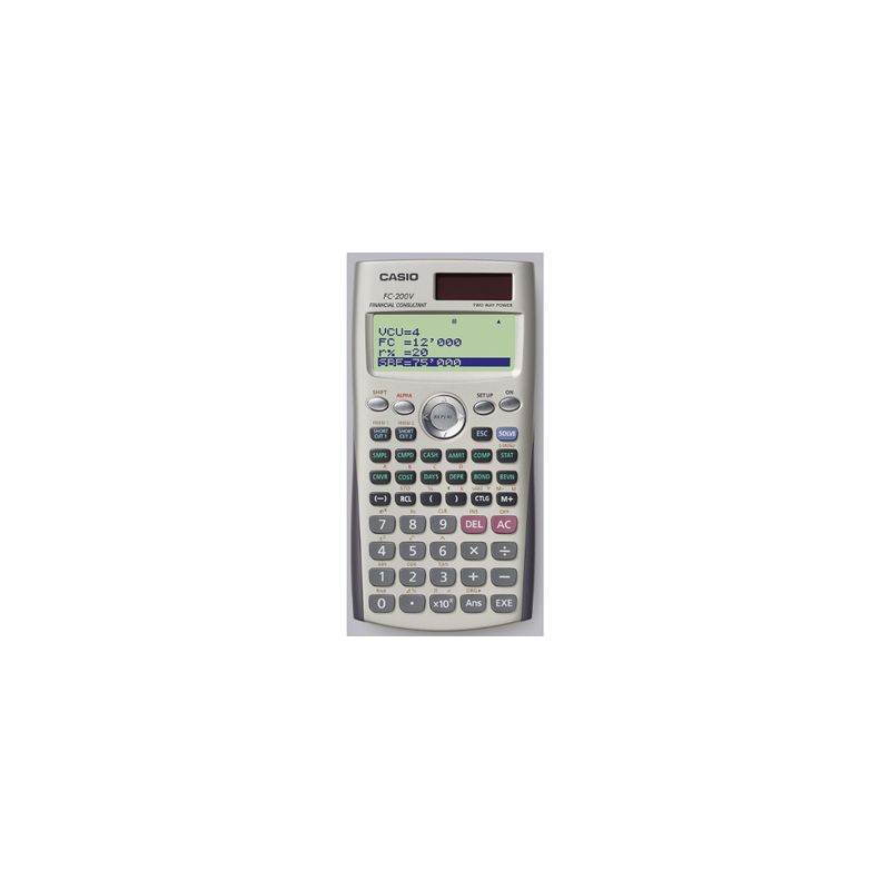 Casio FC 200V Grey Calculator