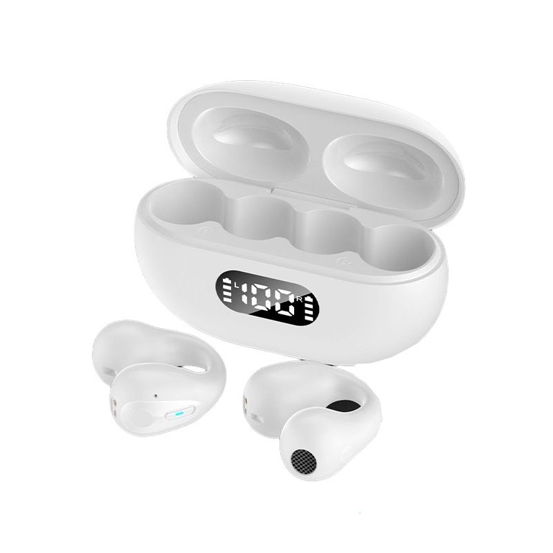 Wireless Open-Back Bluetooth Headphones, White