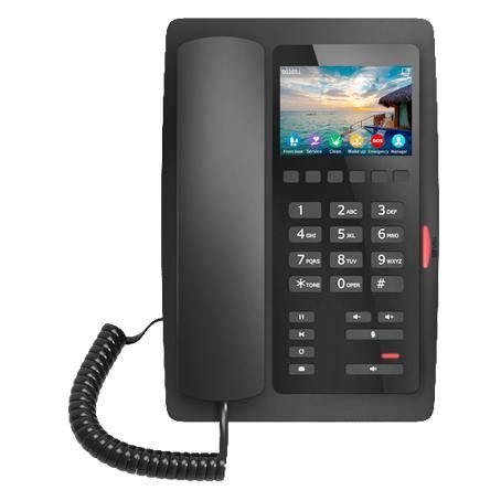 Fanvil H5W Wired Landline Phone, 2 Lines, WiFi - Black