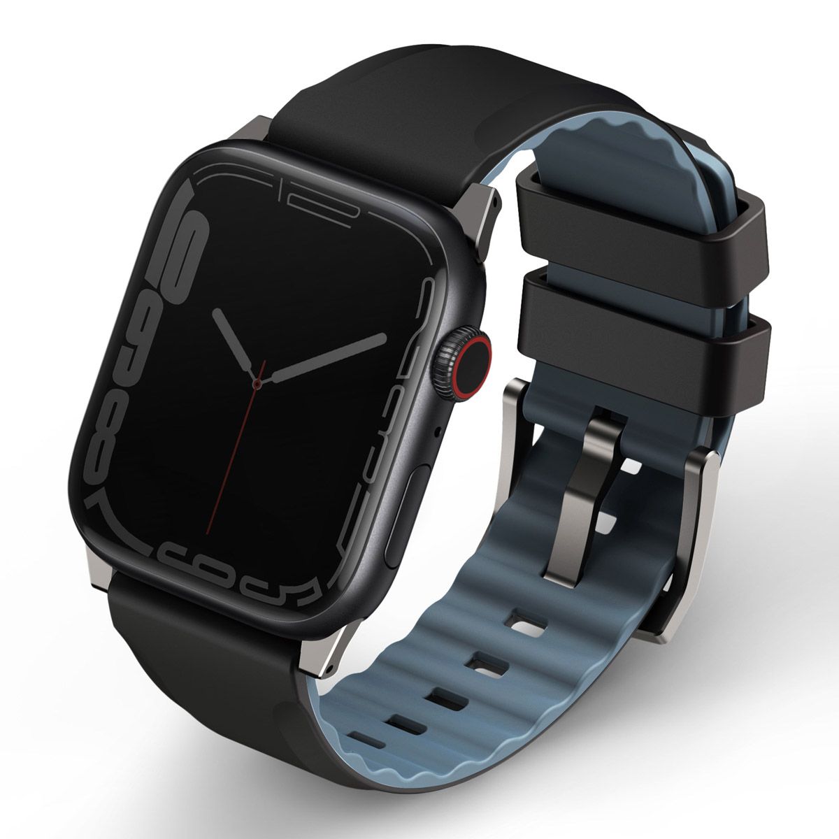 Uniq Silicone Bracelet Linus AiroSoft Watch 38/40/41mm Midnight Black