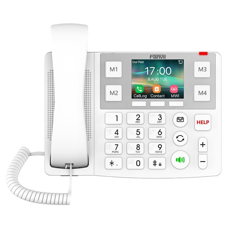 Fanvil X305 Fixed Phone, 2 Lines, LCD Display, Wi-Fi