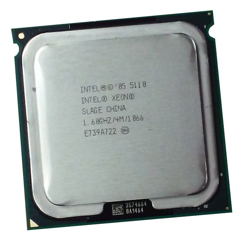 Intel Xeon Dual Core 5110 CPU, 1.6GHz, 4MB Cache, 1066MHz FSB (LGA771)