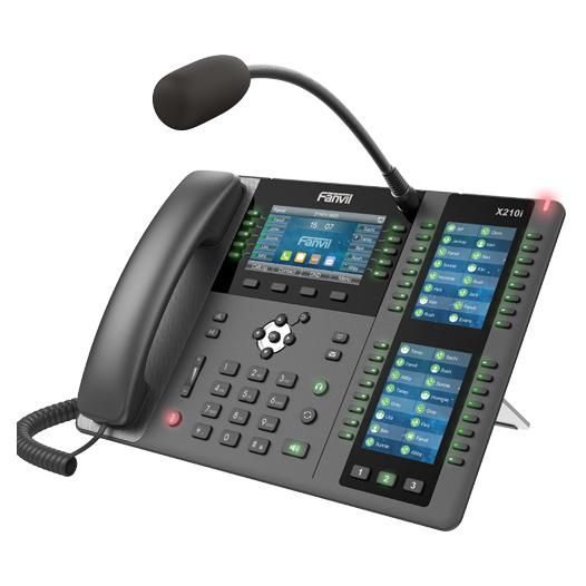Fanvil X210i Landline Phone, Black and Grey