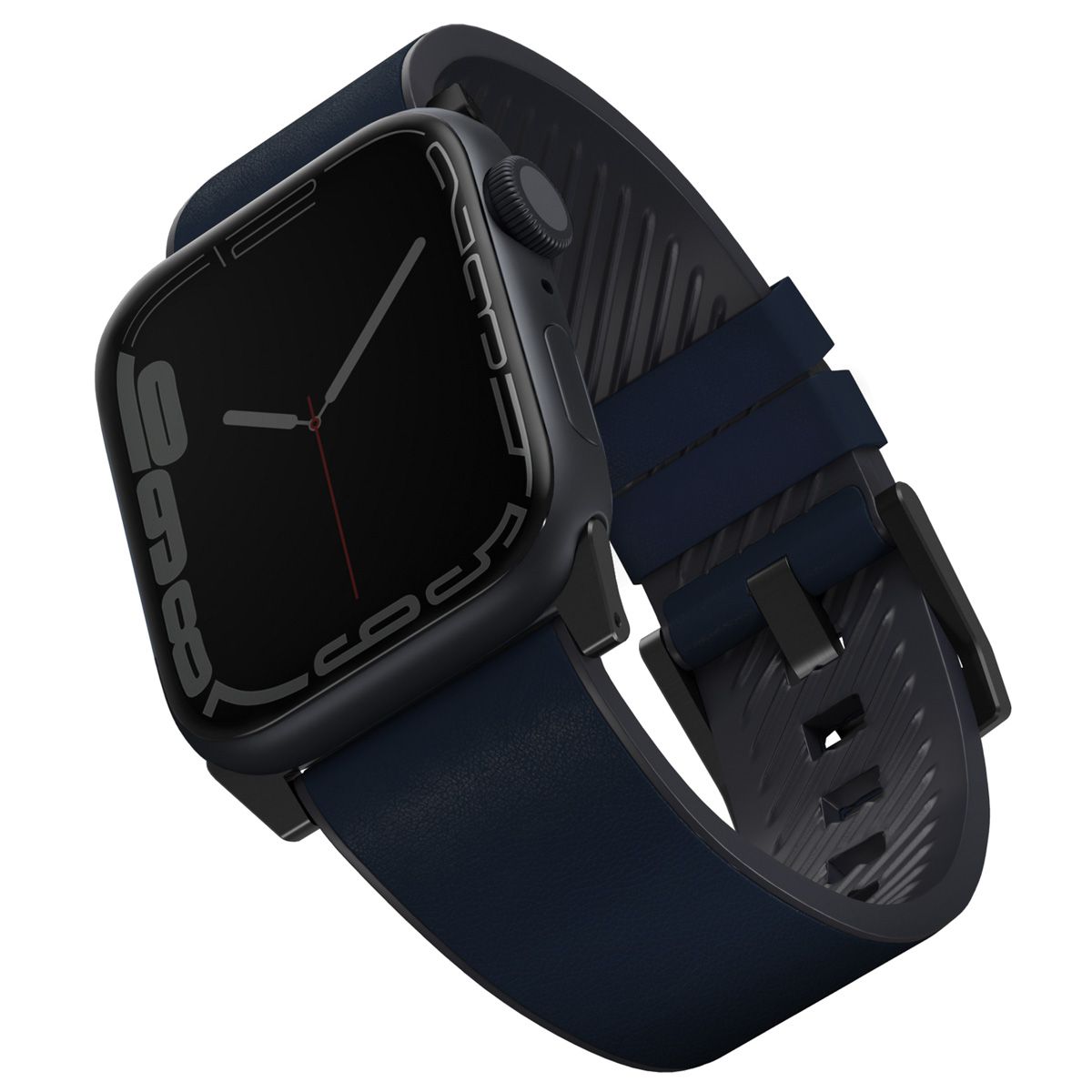 Uniq Waterproof Leather Bracelet Straden Watch 42-45mm (Blue)