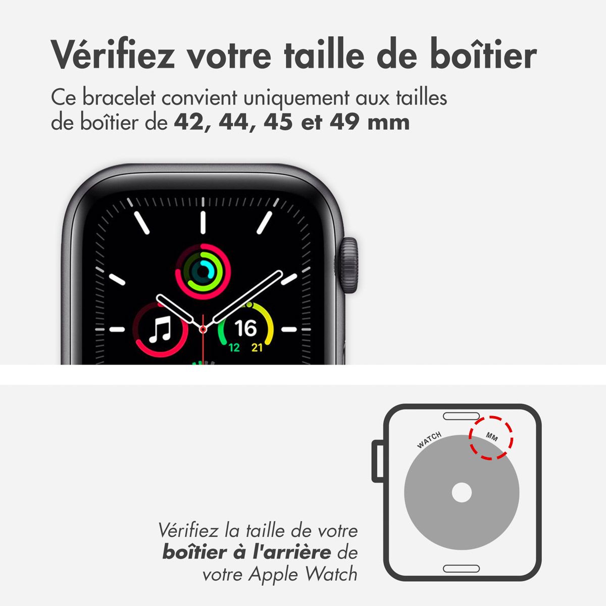 Uniq Revix Double-Face Silicone Watch Strap - Charcoal (Grey/Orange)