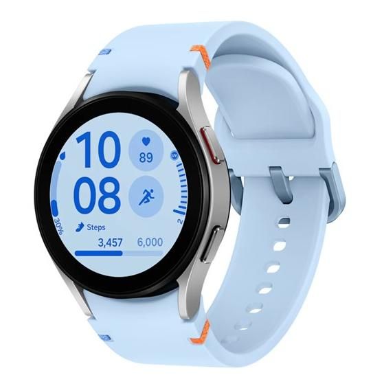Samsung Galaxy Watch FE - 40mm - Sport Smartwatch - 1.2" Display - 16GB - NFC, Wi-Fi, Bluetooth - 26.6g - Silver
