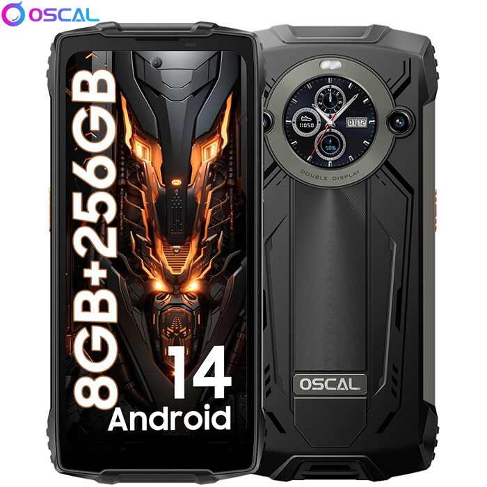 Teléfono inteligente Blackview Oscal PILOT con doble pantalla de 6,5"