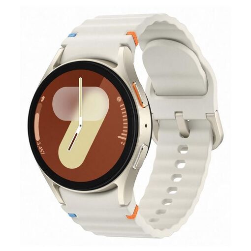Samsung Galaxy Watch7 - 40mm Case with Sport Rubber Strap (S/M) - Cream - 4G