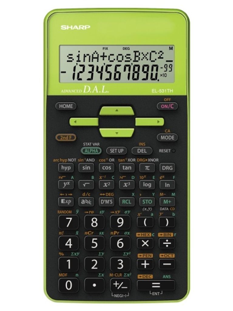 Sharp Scientific Pocket Calculator EL-531TH