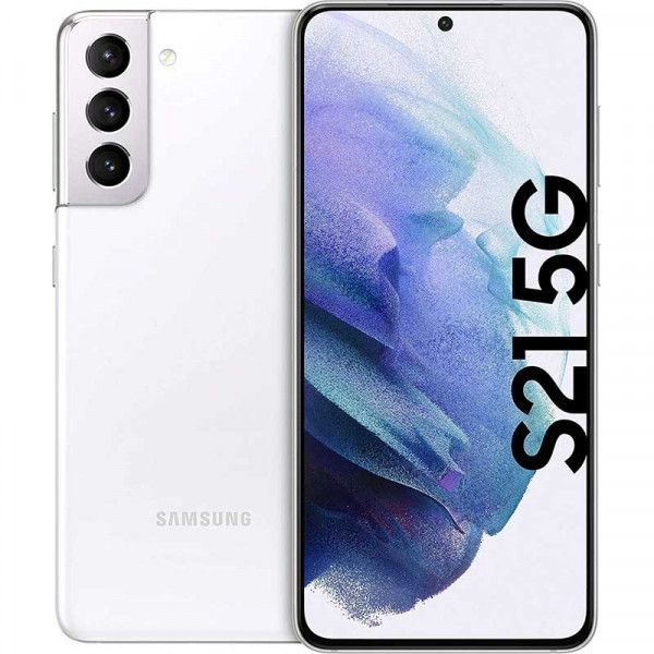 Samsung Galaxy S21 5G - 6.2" Dynamic AMOLED Display, 8GB RAM, 256GB Storage, White