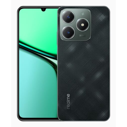 Realme C61 - Téléphone Double SIM de 6,75", Android 14, 4G, USB Type-C, 6 Go RAM, 128 Go Stockage, Caméra 50 MP, Batterie 5000 mAh, Vert Foncé