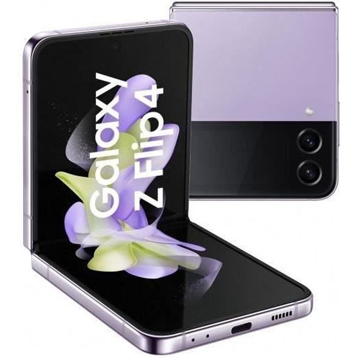 Samsung Galaxy Z Flip4 128GB 5G Lavender - Refurbished - Excellent Condition