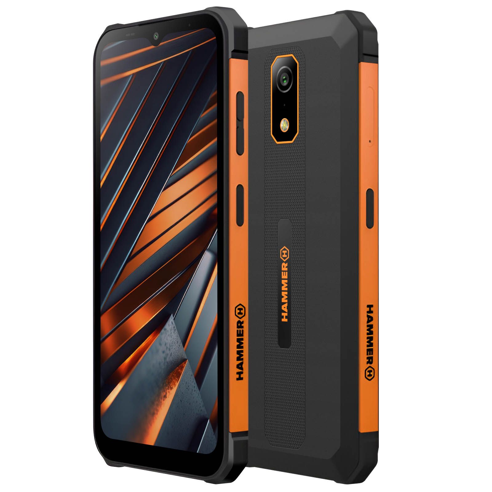 HAMMER IRON Va Robust Waterproof Phone - 6500 mAh Battery, Android 14, 6.56" HD+ Touchscreen