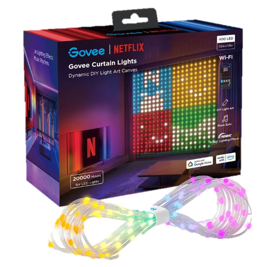 Govee Smart Curtain Light with Netflix and WiFi Bluetooth