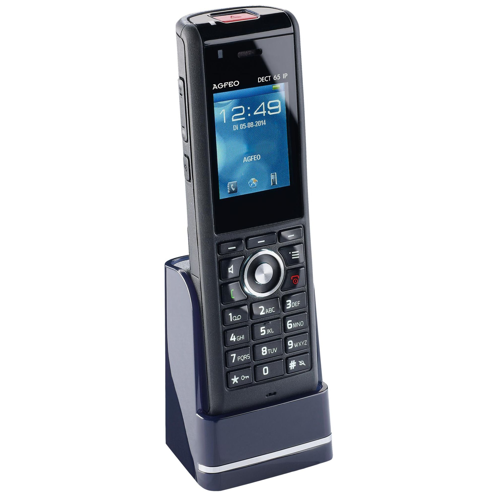 Teléfono inalámbrico AGFEO DECT 65 IP - Negro