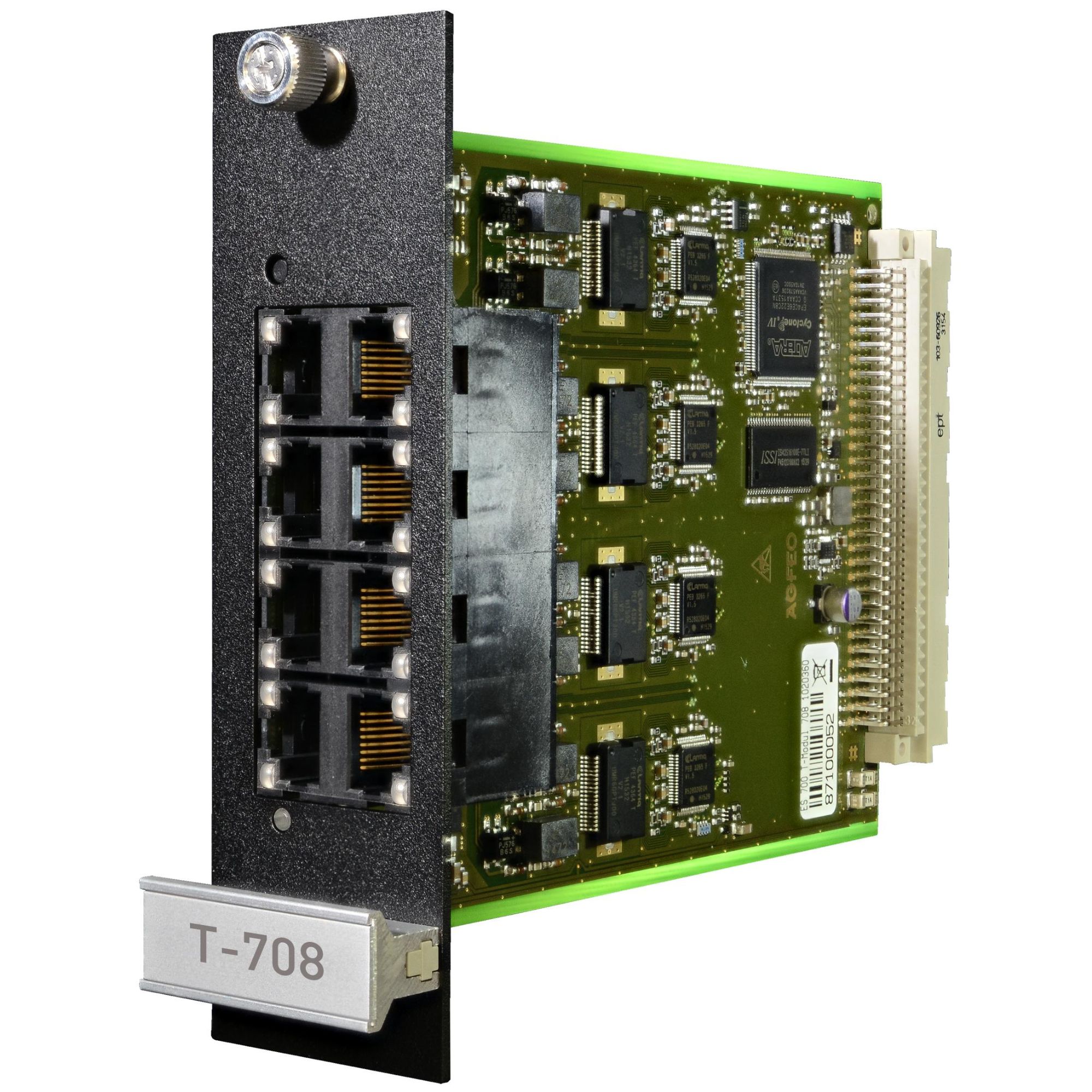 AGFEO T-708 Telephone Switch, Black and Green