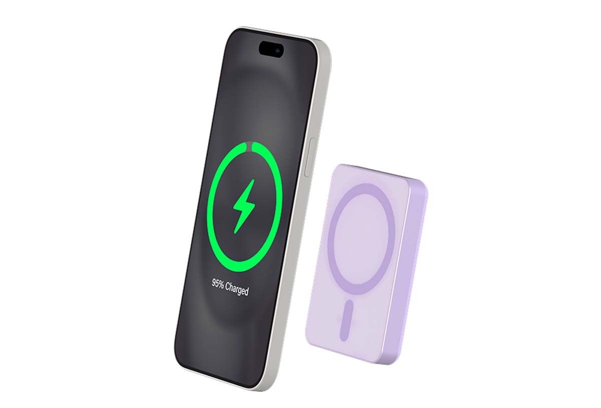 Bigben Force Power Wireless Power Bank - 5000 mAh, 15W, Qi, Lifelong Warranty