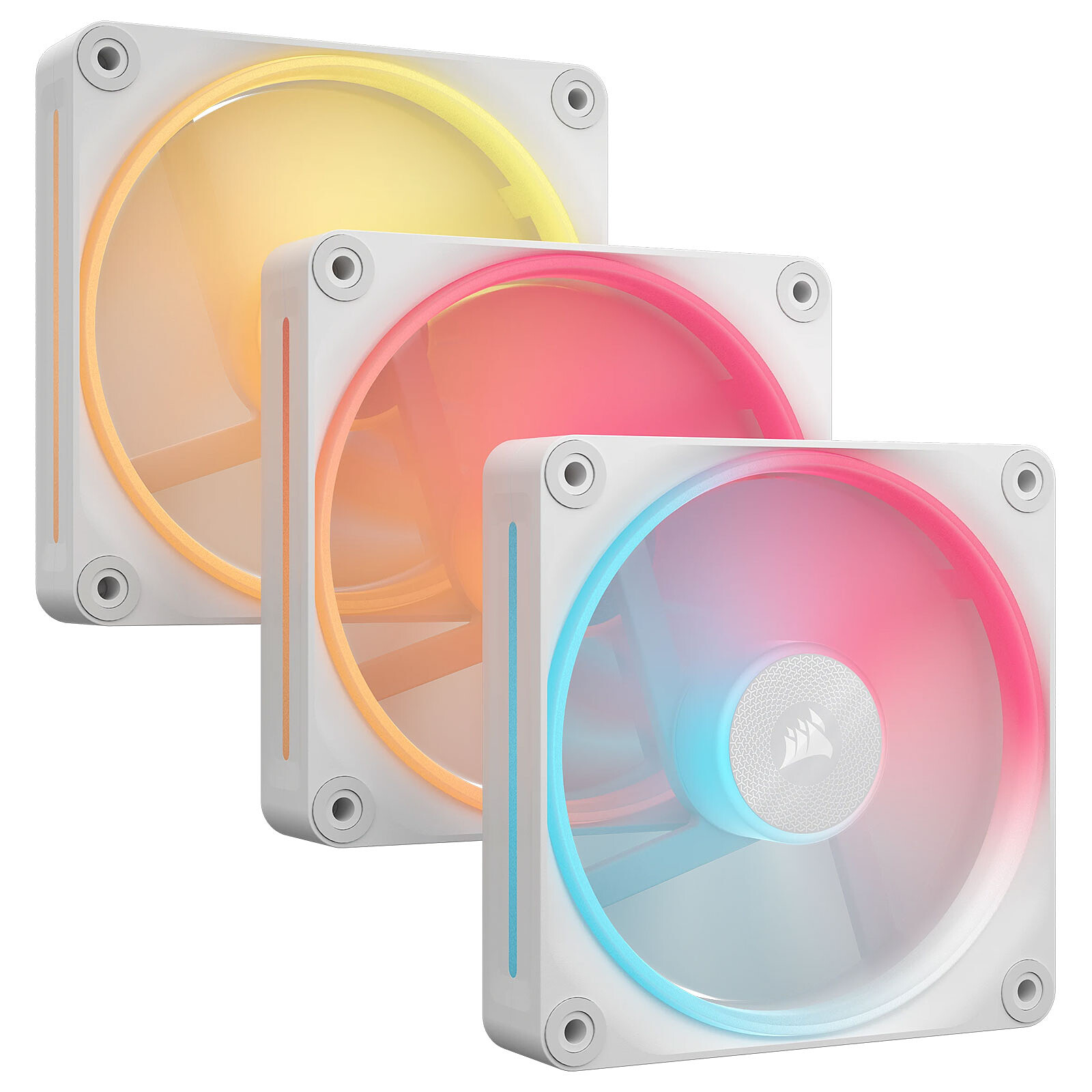 Corsair iCUE LINK LX120-R RGB Triple Pack (White)