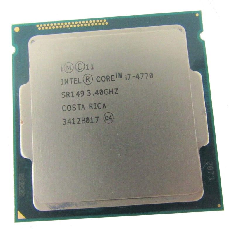 Intel Core i7-4770 CPU, 3.4GHz, 8MB, SR149, 5GT/s, FCLGA1150, Quad-Core
