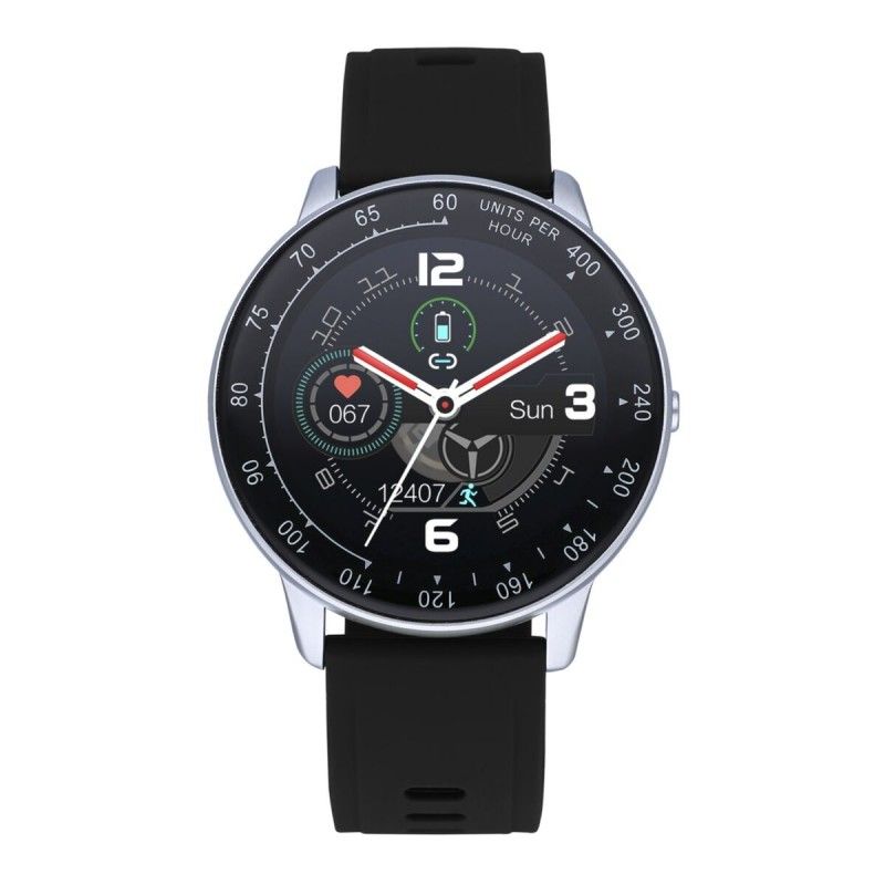Radiant Smartwatch (Size: 40mm, Color: Black, Capacity: 50m Water Resistance)