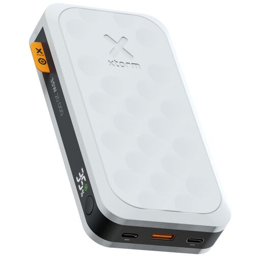 Batería portátil Xtorm Serie Fuel 5 de 20.000 mAh con pantalla digital (Blanca)
