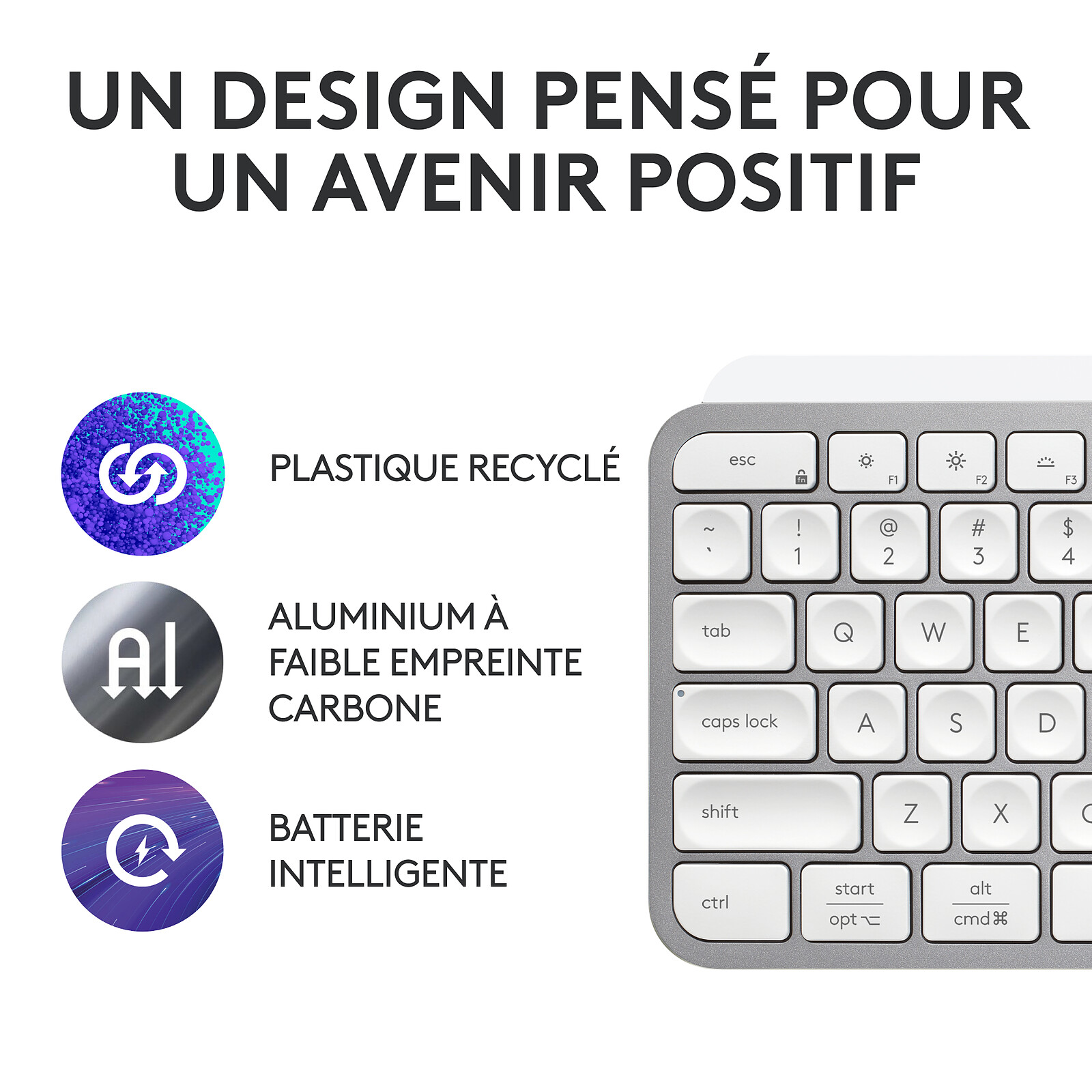 Logitech MX Keys S (Light Grey)