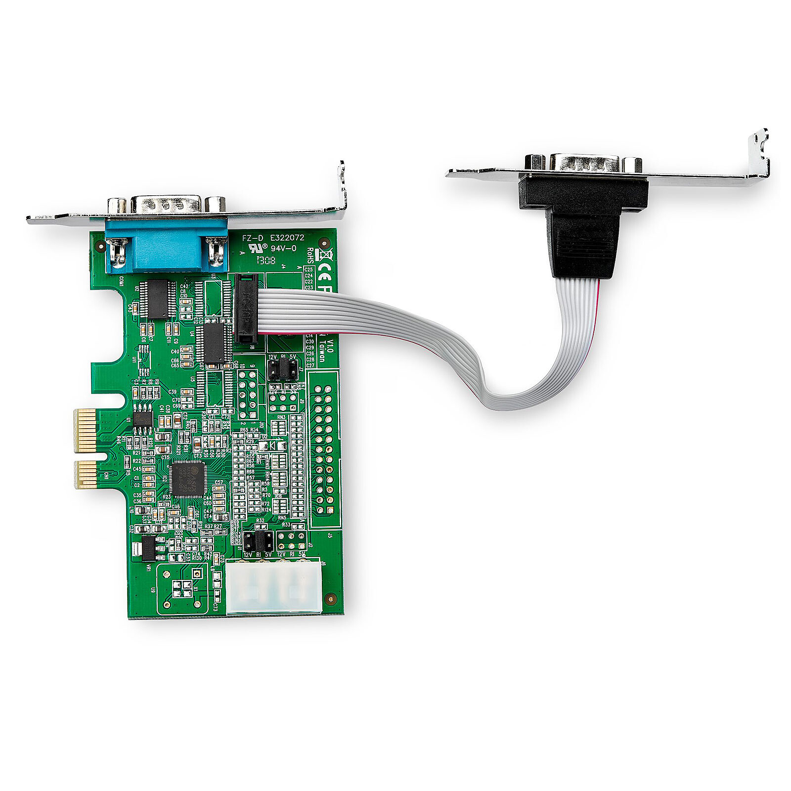 StarTech.com PCI-E card with 2 DB-9 ports - UART 16950