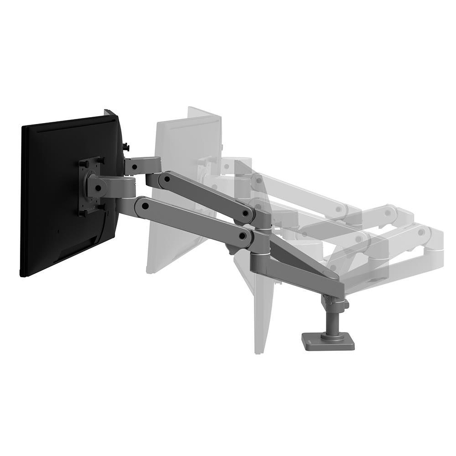 Ergotron LX Pro Two-Screen Side-by-Side Arm Grey 