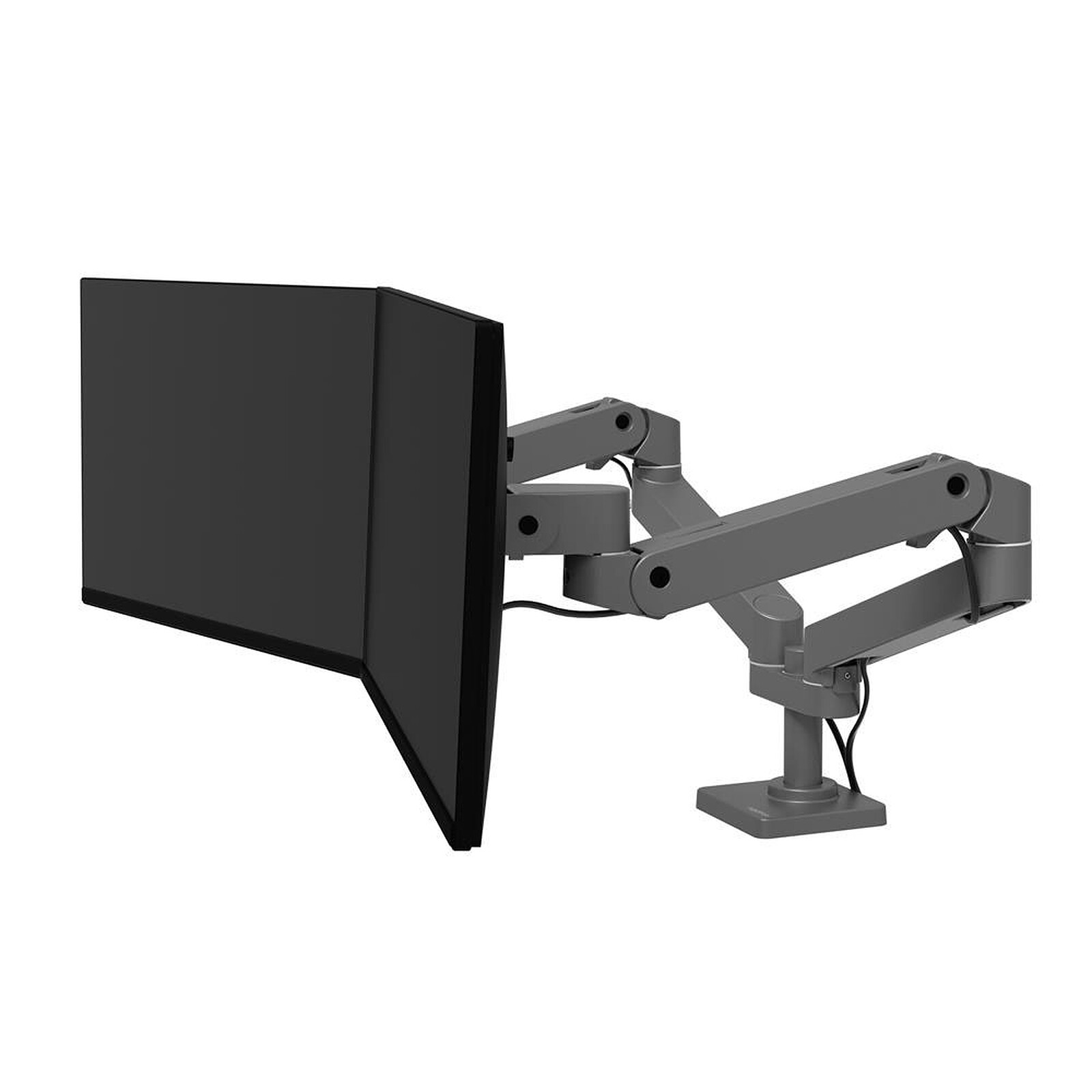 Ergotron LX Pro Two-Screen Side-by-Side Arm Grey 