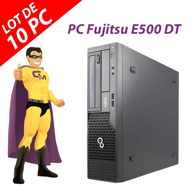 Fujitsu Esprimo E500 DT 10-Pack PC - Intel G630, 4GB RAM, 250GB HDD, Windows 10