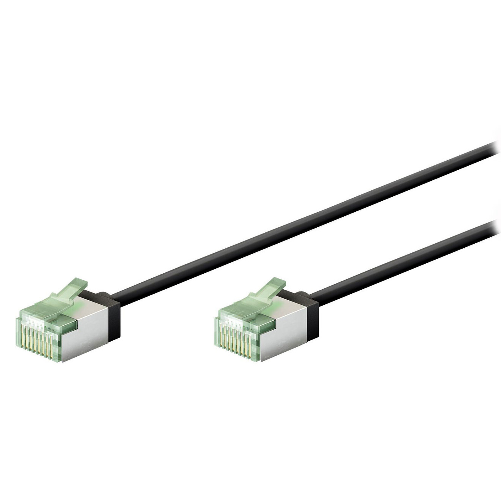 Goobay RJ45 Slim Cat 8.1 U/FTP Cable 5 m (Black) 