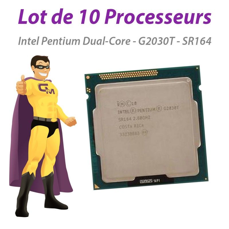 Intel Pentium Dual-Core G2030T SR164 Processors (Lot of 10)